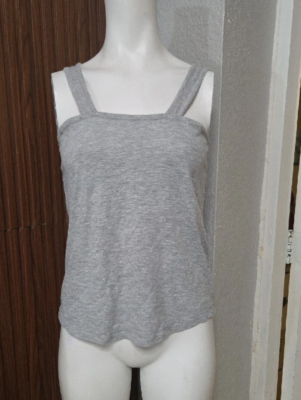 Girls 4th of July Patriotic Tank Top Gray Happy & Free Graphic Shirt 14 [0139]